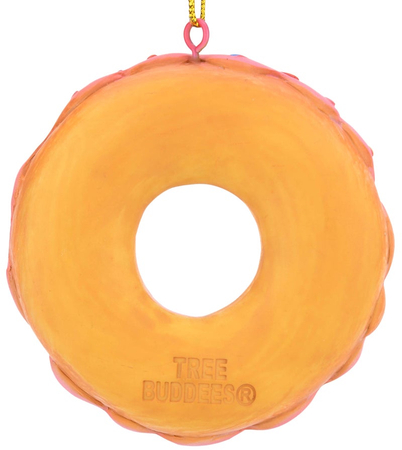Tree Buddees Pink Donut with Sprinkles Food Christmas Ornament - Image 5